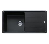 Franke Lavello una vasca con gocciolatoio Boston BFG 611-97 114.0276.112 finitura fragranite nero da 97x50 cm