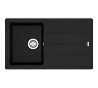 FRANKE Lavello 1 Vasca, Serie Boston BFG 611-86, Installazione Standard, 86 cm, Fragranite Black Matt - 114.0661.639