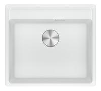 Franke Lavello una vasca Vasche Sopratop Maris MRG 610-52 TL 114.0661.646 finitura fragranite bianco da 56x51 cm