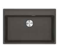Franke Lavello una vasca Vasche Sopratop Maris MRG 610-72 TL 114.0714.164 finitura grigio ardesia da 76x51 cm