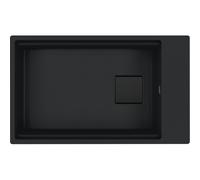 Franke Lavello una vasca Vasche Sottotop Kubus 2 KNG 110-62 125.0718.491 finitura black matt da 62x42 cm