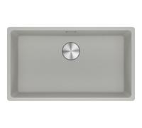 FRANKE Lavello 1 Vasca, Serie Maris MRG 110-72, Installazione Sottotop, 75.3 cm, Fragranite Alluminio - 125.0686.640