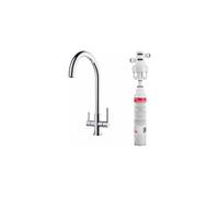 FRANKE LINA CLEAR 160.0702.660 MISCELATORE BICOMANDO CON ACQUA FILTRATA - INOX