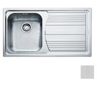 Franke LLL 611-L - Lavello Logica Line, Vasca a SX, Dekor, 86x50 cm, FUN# 101.00...