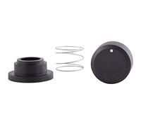 Franke Manopola Molla Piano Cottura DHM3022 DHM6044 FHM6044 FHM7054 FHMR3022, Acciaio Inossidabile, Black