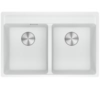 Franke Maris lavello in granito 76x51 cm bianco 114.0661.678