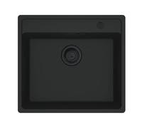 Franke Fragranitbecken Mrg 610-52 A Nero Opaco Manopola