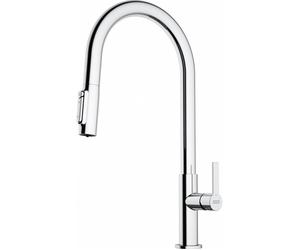 Franke Maris Slim Clear Water J Pull-Out rubinetto da cucina verticale cromo 120.0730.870