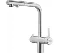Franke Miscelatore a tripla via bicomando ATLAS NEO CLEAR WATER DOCCIA 120.0758.155 finitura inox satinato