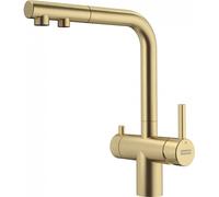Franke Miscelatore a tripla via bicomando ATLAS NEO CLEAR WATER DOCCIA 120.0758.157 finitura gold