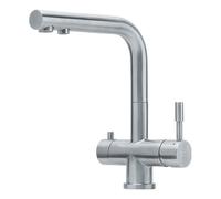 Franke Miscelatore lavello doppio comando acqua filtrata ATLAS Acciaio satinato