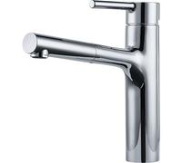 Franke Centro - Miscelatore da lavello FP 0098.031 con bocca di erogazione estraibile, cromo 115.0600.098
