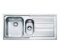 Franke MX Lavello una vasca con vaschetta e gocciolatoio a destra Logica Line LLL 651 101.0086.252 finitura dekor da 100x50 cm