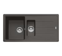 Franke MX Lavello una vasca con vaschetta e gocciolatoio Boston Incasso BFG 651 114.0714.177 finitura grigio ardesia da 97x50