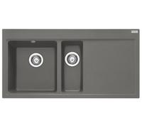 Franke Mythos lavello in granito 100x51.5 cm grigio/grafite/inox 114.0675.933