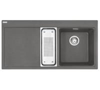 Franke Mythos lavello in granito 100x51.5 cm grigio/grafite/inox 114.0675.934