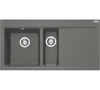Franke Mythos lavello in granito 100x51.5 cm grigio/grafite/inox 114.0743.117