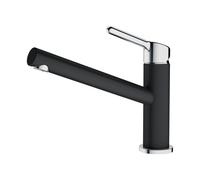 Franke Orbit - Miscelatore da lavello FC 3054.071, cromo/onice 115.0623.056