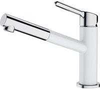 Franke Orbit rubinetto da cucina verticale cromo-bianco 115.0623.139