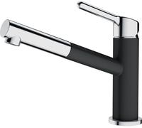 Franke Orbit rubinetto da cucina verticale cromo-nero 115.0623.057