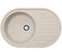 Franke Pamira lavello in granito 77x55 cm beige-marrone 114.0676.329