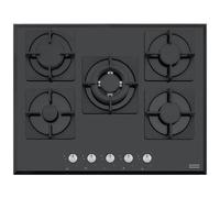 Franke FHNS 705 4G TC BK C 106.0490.102 Piano Cottura 70 cm 5 Fuochi Cristallo Nero
