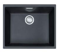 Franke SID 110-50 125.0331.034 Lavello Sottopiano Sirius Tectonite, Nero