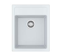 Franke Sirius lavello tectonite 53x43 cm bianco 114.0496.101