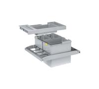 Franke Sorter - Pattumiera Vario 60, 56 x 39 x 48,3 cm, colore: Grigio