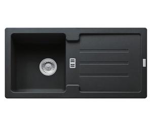 FRANKE, Strata STG 614 Onyx, lavello da cucina in fragranite, colore nero