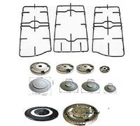 FRANKE TREND SET COMPLETO 3 GRIGLIE + 5 FORNELLI CUCINA P 1559 /* 5960/5961 + 1 X 4 B 0 * 239 + B 0242 + 1 X 4 S 0** 237 ** + 1 S 0 * 234 *