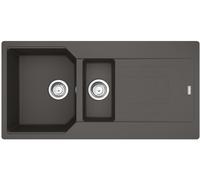 Franke Urban lavello in granito 100x50 cm grigio/grafite/inox 114.0714.172