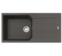 Franke Urban lavello in granito 100x50 cm grigio/grafite/inox 114.0716.366