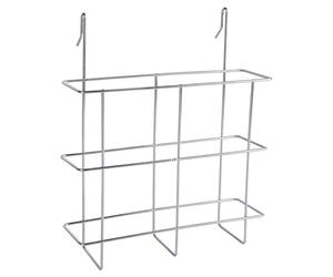 Franken BSAP - Espositore da parete, DIN A4, 210 x 297 x 65 mm, colore argento