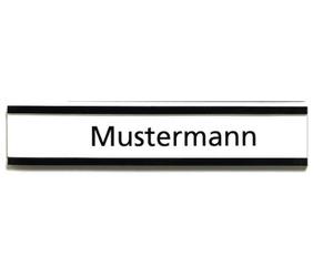 Franken C124G - Targa magnetica, 50 x 15 mm, marrone