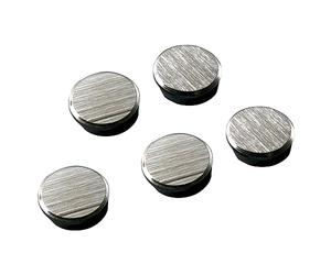 Franken hm30cr/5 Forza magnetica magnete, diametro 30 mm, chromkappe, 5 Pezzi