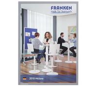 Franken ITSA3S 12 - Cornice X-tra Line per documenti e certificati, formato A3, protezione in plastica rigida, 0,32 mm, colore: grigio opaco