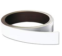 Franken LS50 - Nastro magnetico, 50 mm x 1000 cm, spessore 0,8 mm, colore: bianco, 10 Pezzi