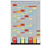 Franken PV-SET3 - Planning con schede T, 47,4 x 78 cm, 7 + 1 indice, 35 pz.