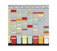 Franken PV1020 - Planning con schede T, 47,4 x 49 cm, 7 + 1 indice, 20 pz.