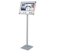 Franken Standard BS0902 - Supporto per materiale informativo, formato DIN A3 orizzontale, 28 x 120 x 28 cm