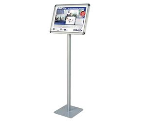 Franken Standard BS0902 - Supporto per materiale informativo, formato DIN A3 orizzontale, 28 x 120 x 28 cm