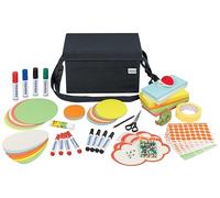 FRANKEN UMTT - Borsa per moderazione con coperchio, con oltre 2.500 pezzi, per corsi di formazione e riunioni, ufficio, hotel, università e scuola, con spallacci, tessuto, UMTT