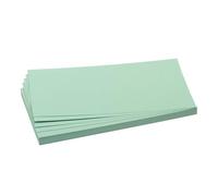 Franken UMZ 1020 19 Schede di presentazione rettangolari 9,5 x 20,5 cm, 500 pezzi, colore: Verde chiaro