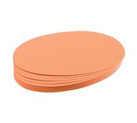 FRANKEN UMZ 1119 05 - Biglietti per presentazione, forma ovale, 190 x 110 mm, 500 pezzi, colore: Arancione