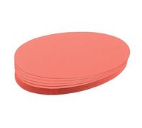 Franken UMZ 1119 07 - Biglietti ovali per suggerire, 11 x 19 cm, 130 g, confezione da 500, colore: Rosso