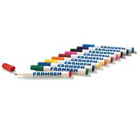 Franken Z1902 01 Board Markers Refillable Line Width 2 to 6 mm 10 Items Red red