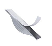 Franken Z1923 - Cancellino per lavagna magnetica, 6 x 3 x 15 cm, colore: Grigio