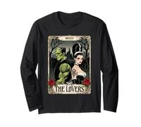 Frankenstein Coppia Tarocchi Gothic Lovers Halloween Party Maglia a Manica