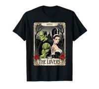 Frankenstein Coppia Tarocchi Gothic Lovers Halloween Party Maglietta